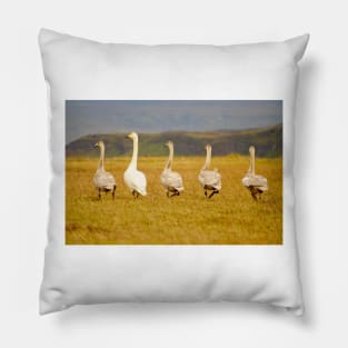 Goose - mother and kids Pillow