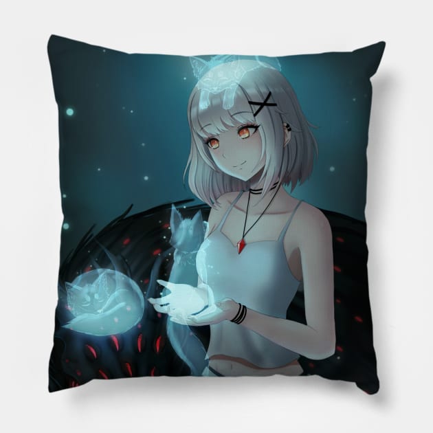 Fox spirits Pillow by SUONIKO