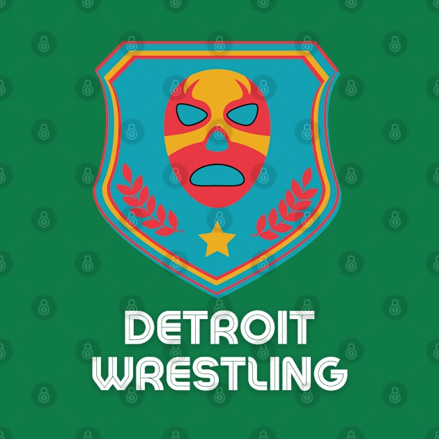 Detroit Wrestling "Slithery Teal" by DDT Shirts