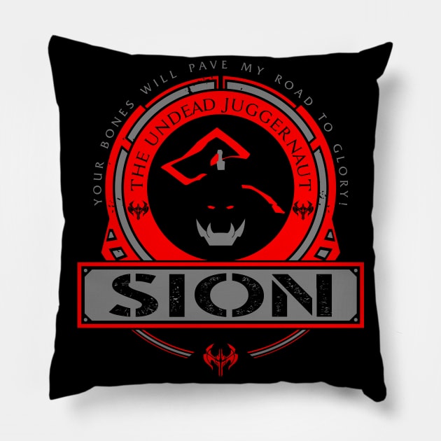 SION - LIMITED EDITION Pillow by DaniLifestyle