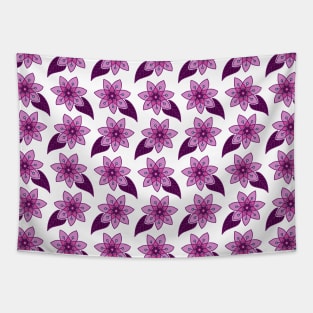 Pink Tropical Flowers | Exotic Flowers | Floral Pattern Tapestry