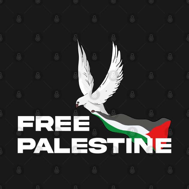 FREE PALESTINE, FREE GAZA PALESTINE FLAG ARABIC FREEDOM by Exosia store