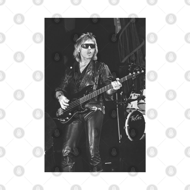 Benjamin Orr The Cars BW Photograph by Concert Photos