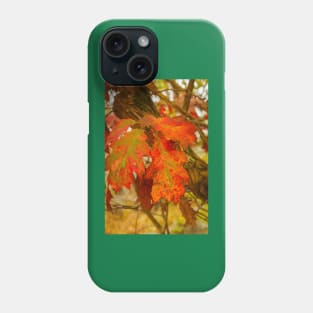 Dying Oak Leaves Phone Case