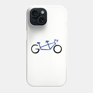 GO - blue Phone Case