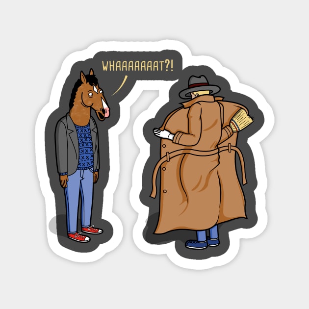 Trench coat! Magnet by Raffiti