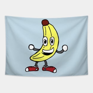 Happy Banana Dude Tapestry