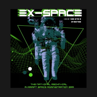 ex-space astronaut cyberpunk T-Shirt