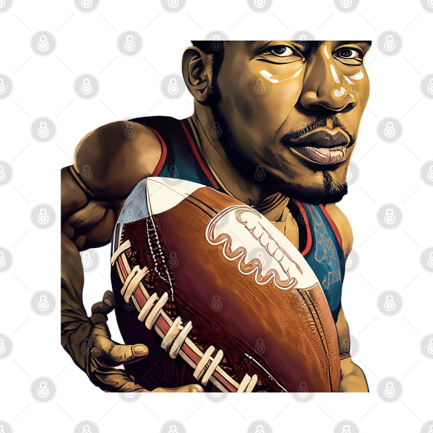 American Gridiron Football Player by ArtShare