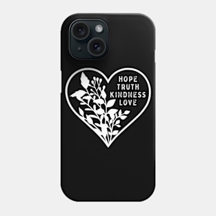 My Full Heart Flowers and Love Phone Case