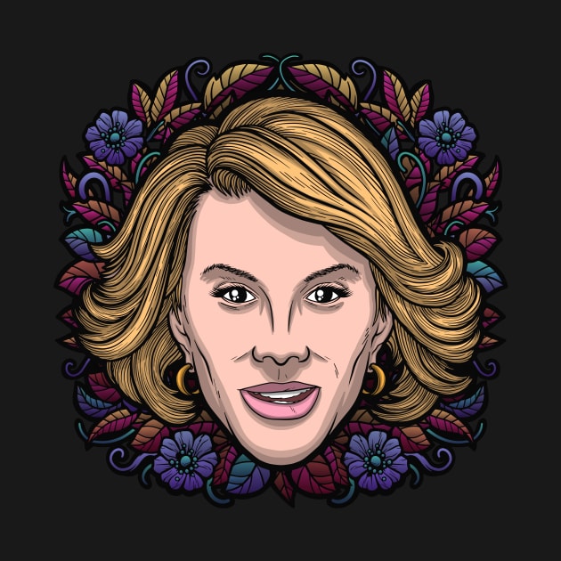 Joan Rivers (Flowered) by Baddest Shirt Co.