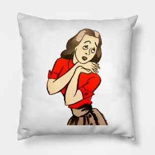 dreamy girl Pillow