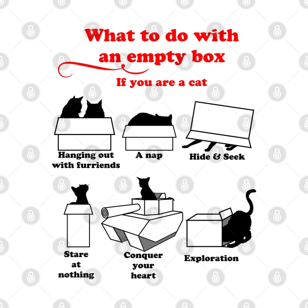 How to use an empty box - Cats edition by DigitalCleo