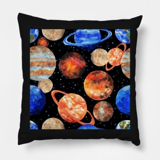 Planetary Bodies Pillow