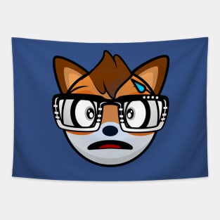 Shocked Fox Robin Tapestry