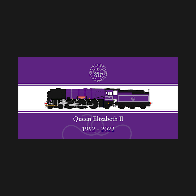 Platinum Jubilee Queen Elizabeth II by ontherails