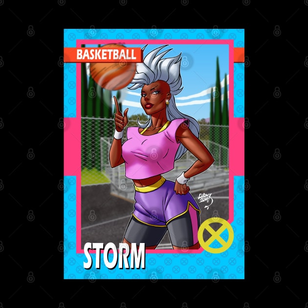 Storm97 Basketball Card by artoflucas