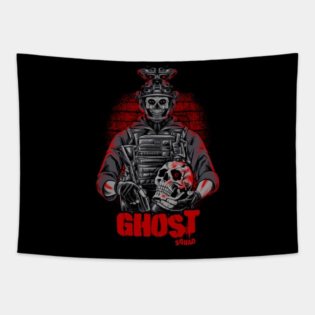 ghost squad Tapestry by spoilerinc