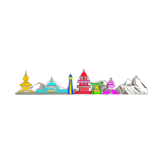 Nepal buildings by drknice