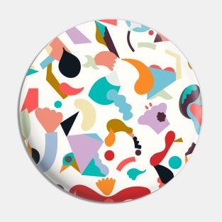 Pocket- abstract dreaming animal shapes Pin