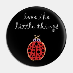 Love the Little Things Ladybug Pin