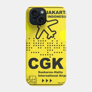 CGK Jakarta airport code Phone Case