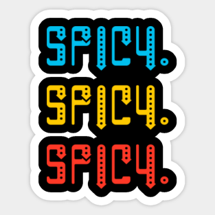 Spicy Stickers Teepublic Au