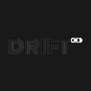 Drift Print Black T-Shirt