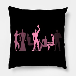 Le Corbusier Modulor Pink Party Pillow