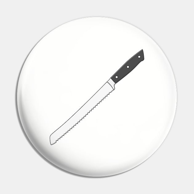 Bread Knife Pin by KH Studio