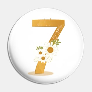 Number 7 Pin