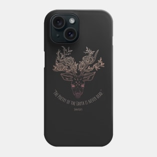 "The poetry of the Earth is never dead." - John Keats Phone Case