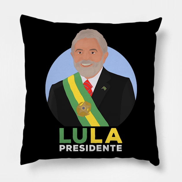 LULA Presidente Pillow by DiegoCarvalho