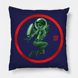 Space Girl V2 Pillow
