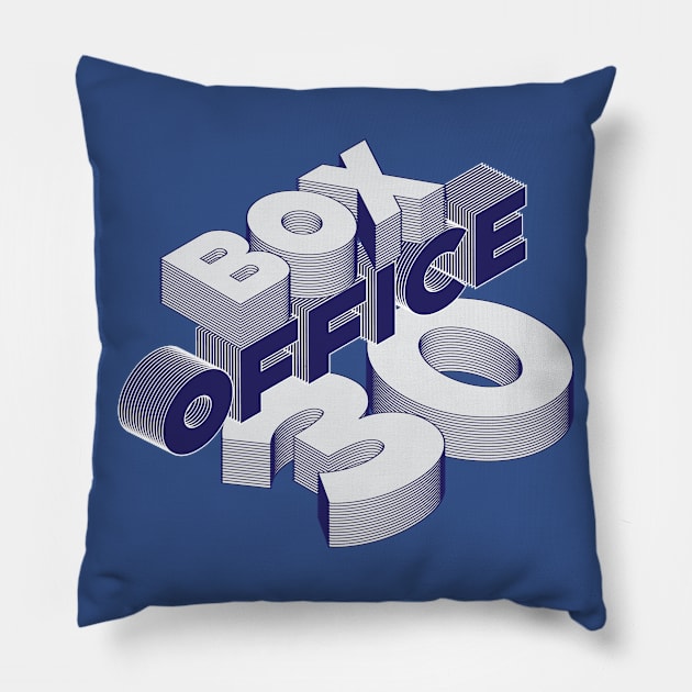 Box Office 30 Logo Pillow by Box Office 30