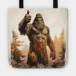 Vintage Bigfoot Sasquatch Yowie Tote