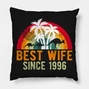 Best Wife Since 1996 - Funny 26th wedding anniversary gift for her Pillow