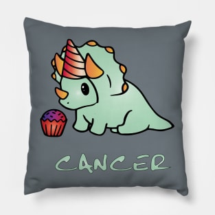 baby cancer dinosaur Pillow