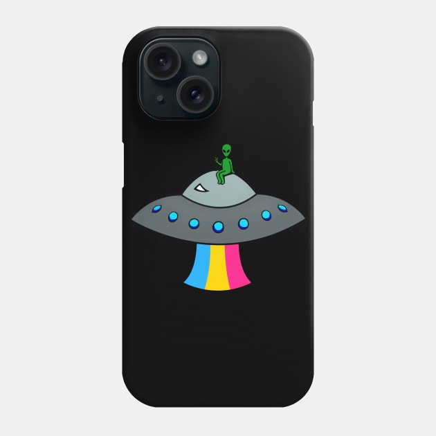 Pansexual Pride Alien Phone Case by MythicalPride