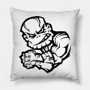 Infinity Stones Club (Black Print) Pillow