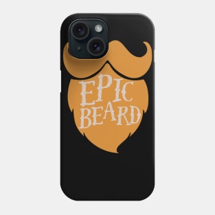 Epic Beard orange Phone Case