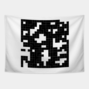 Monochrome Pixels 2 Tapestry