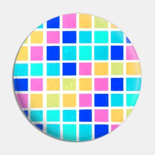 Inverted Rainbow Geometric Abstract Acrylic Painting II Pin
