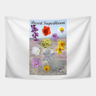 California Desert Wildflower Superbloom Tapestry