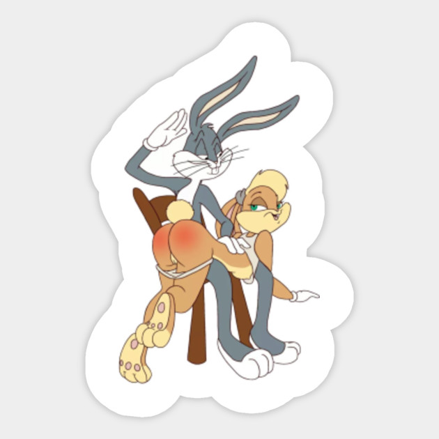 Bugs Spanking Lola - Bugs Bunny - Sticker | TeePublic