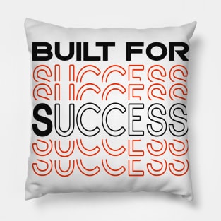 Entrepreneur Built For Success Business Pillow