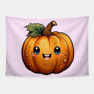 Cute Happy Pumpkin 004 Tapestry