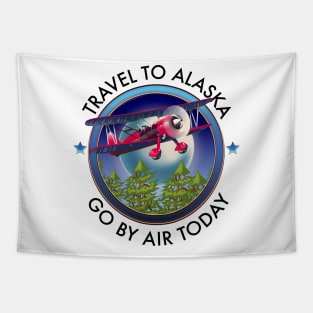 Travel to Alaska travel logo Tapestry