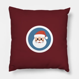 lifted eyebrow santa Pillow