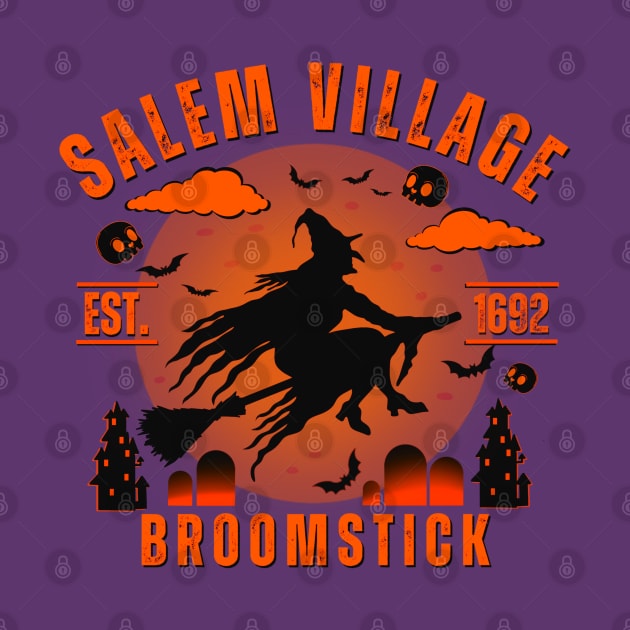 Salem Witch Village Classic Spooky Halloween Theme by Andrew Collins